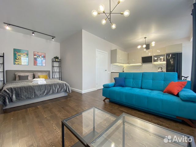 

1-к. квартира, 42 м², 2 кровати