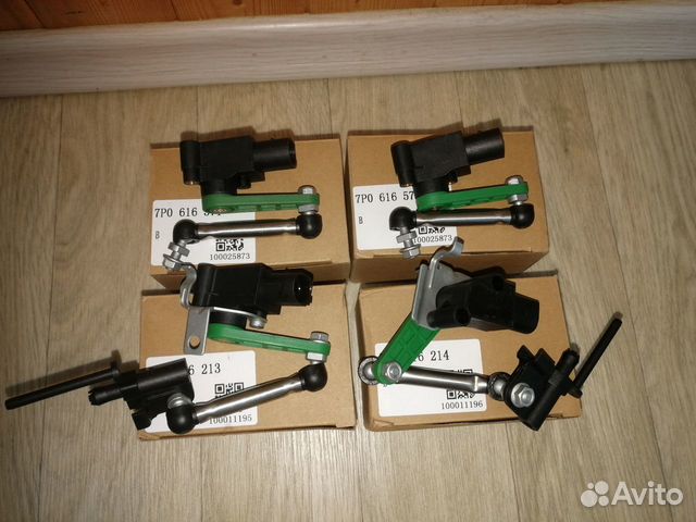 Датчики пневмоподвески Touareg Porsche установка