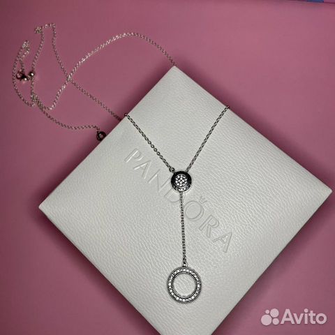 Колье Pandora Логомания новое