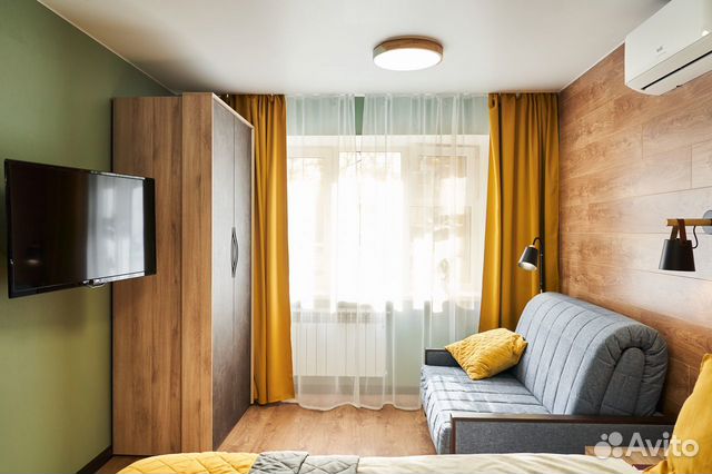 

1-к. квартира, 24 м², 2 кровати