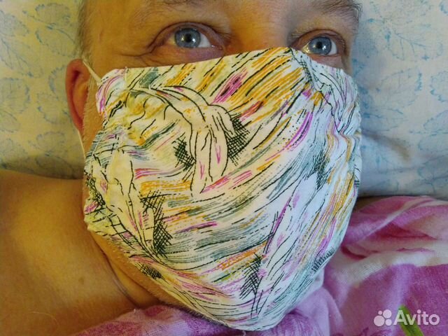 Маски защитные тканевые 2 шт