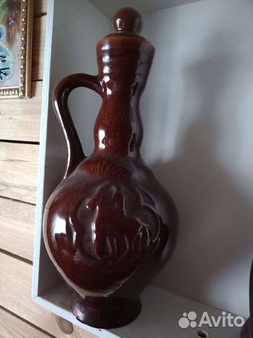 Глиняный кувшин ссср,статуэтки,горшочки