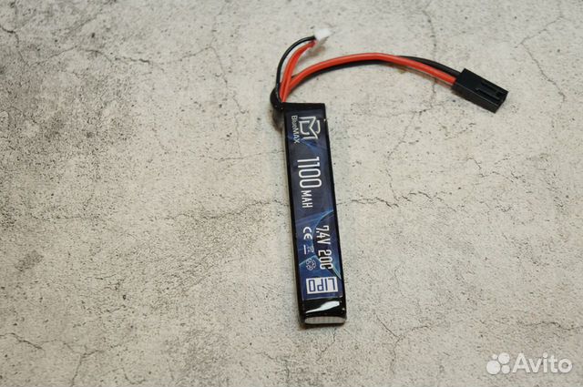 Аккумулятор BlueMax Lipo 7.4v 1100 mah 20C