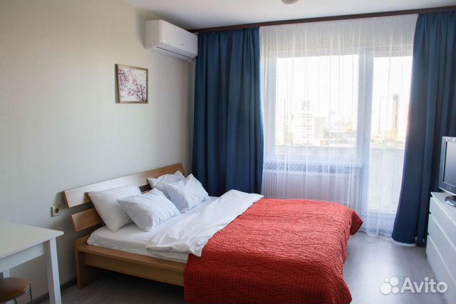

Квартира-студия, 28 м², 2 кровати