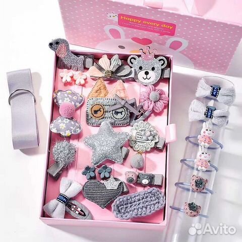 Набор заколок и резинок
