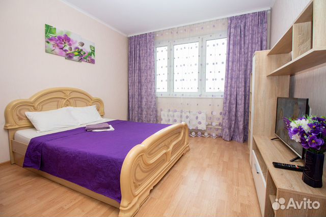 

1-к. квартира, 42 м², 2 кровати