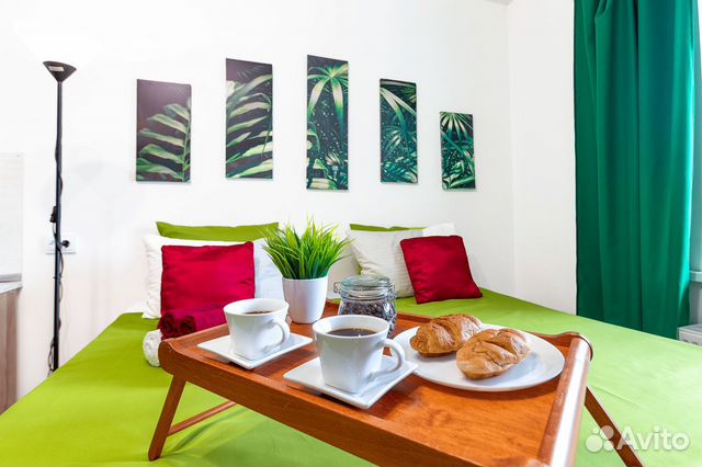 

Квартира-студия, 23 м², 2 кровати