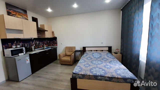 

Квартира-студия, 30 м², 1 кровать