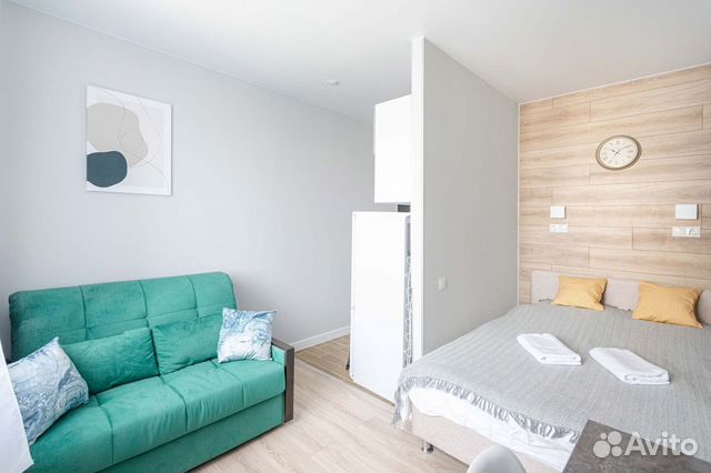 

Квартира-студия, 18 м², 2 кровати