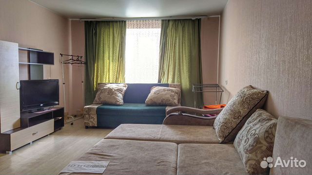 

1-к. квартира, 44 м², 2 кровати