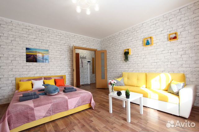 

1-к. квартира, 35 м², 2 кровати