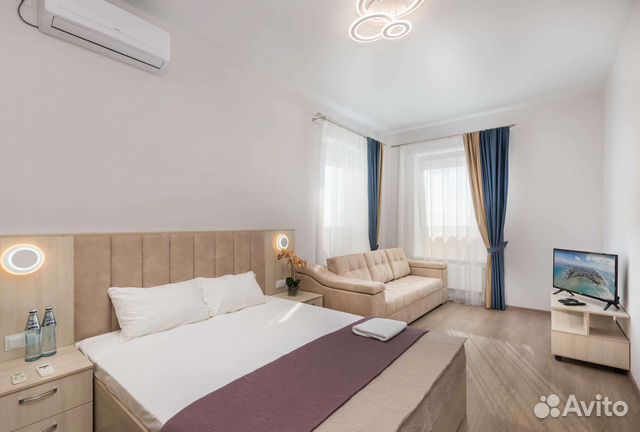 

1-к. квартира, 42 м², 3 кровати