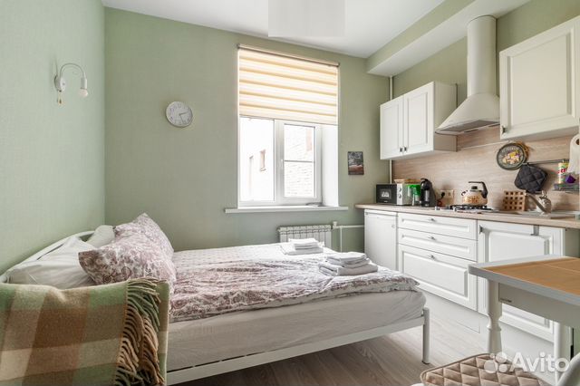 

Квартира-студия, 17 м², 1 кровать