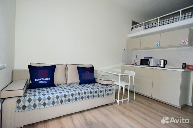 

Квартира-студия, 21 м², 2 кровати