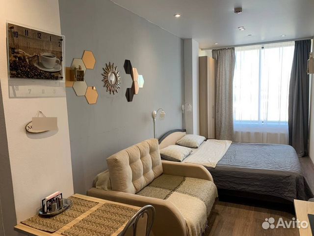 

Квартира-студия, 25 м², 2 кровати