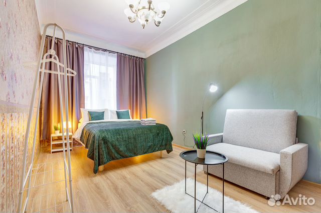 

1-к. квартира, 43 м², 2 кровати