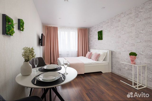 

Квартира-студия, 30 м², 1 кровать