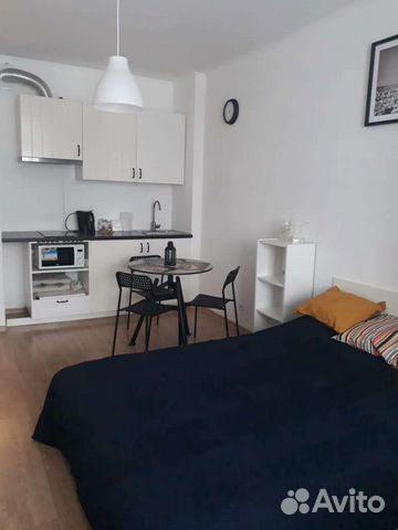

Квартира-студия, 28,5 м², 2 кровати
