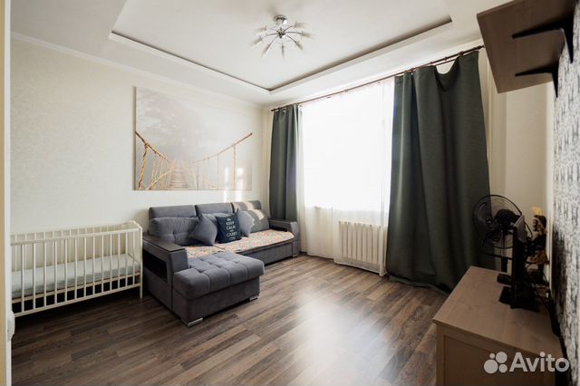 

1-к. квартира, 44 м², 3 кровати