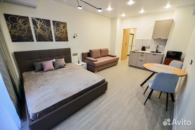 

Квартира-студия, 28 м², 2 кровати