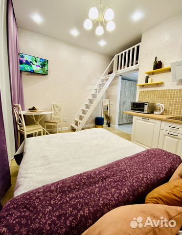 

Квартира-студия, 25 м², 2 кровати