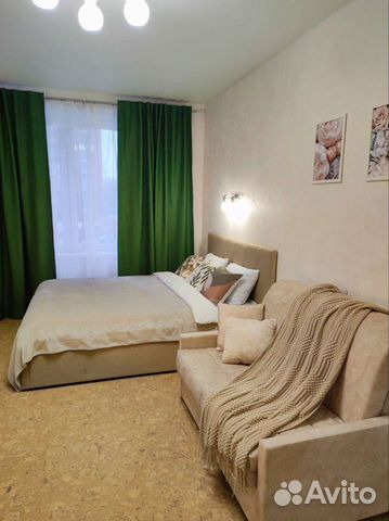 

1-к. квартира, 37 м², 2 кровати