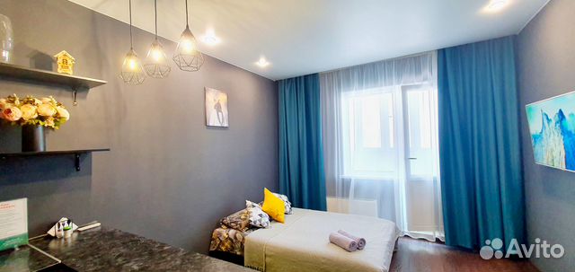 

Квартира-студия, 28 м², 1 кровать