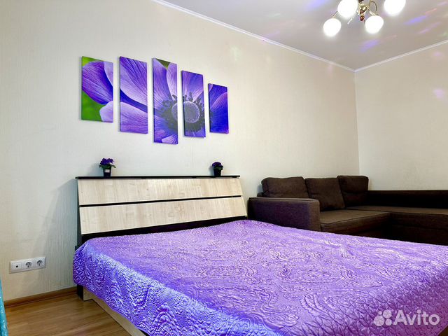 

1-к. квартира, 45 м², 3 кровати
