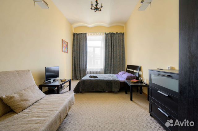 

Квартира-студия, 30 м², 2 кровати