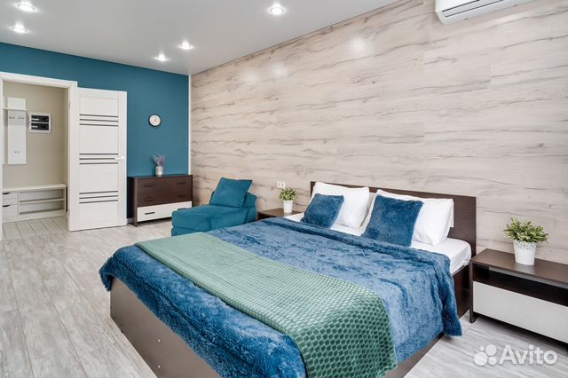 

1-к. квартира, 45 м², 2 кровати