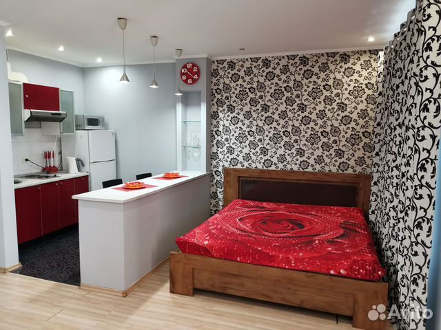 

Квартира-студия, 45 м², 1 кровать