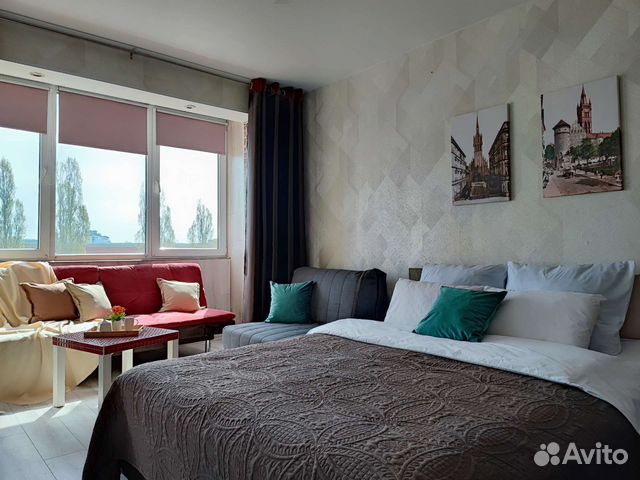 

1-к. квартира, 38 м², 3 кровати