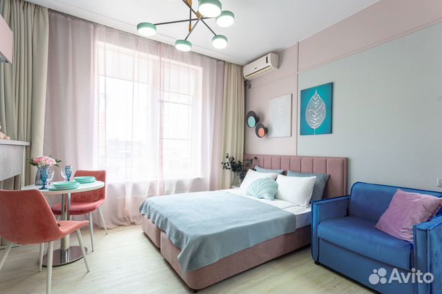 

Квартира-студия, 26 м², 2 кровати
