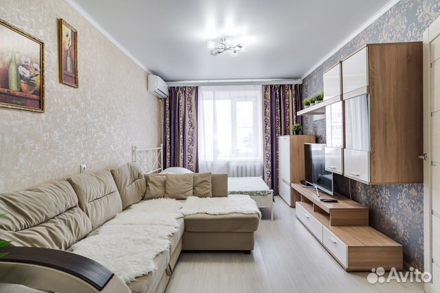 

1-к. квартира, 43 м², 2 кровати