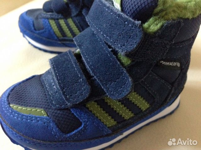 Высокие кроссовки ботинки Adidas утепленные