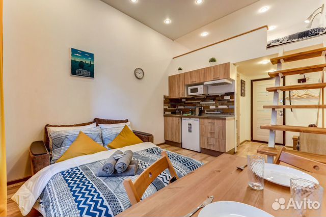 

Квартира-студия, 20 м², 2 кровати