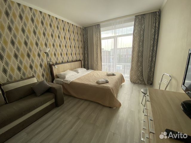 

1-к. квартира, 38 м², 2 кровати