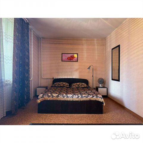 

1-к. квартира, 60 м², 3 кровати