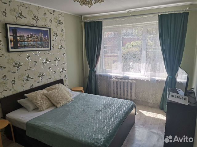 

2-к. квартира, 43 м², 2 кровати