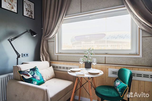 

Квартира-студия, 18 м², 2 кровати