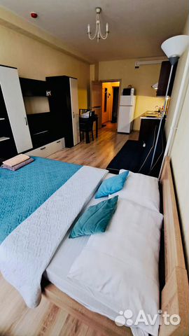 

Квартира-студия, 30 м², 2 кровати