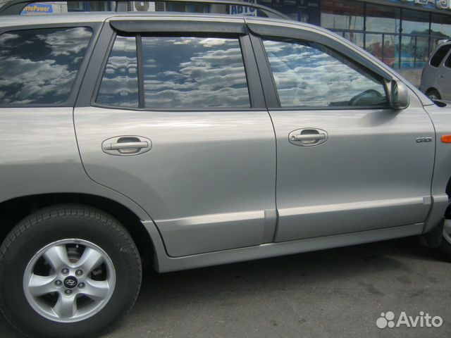 Дефлекторы окон и капота Hyundai Santa Fe Classic Дефлекторы окон и капота Hyundai Santa Fe Classic