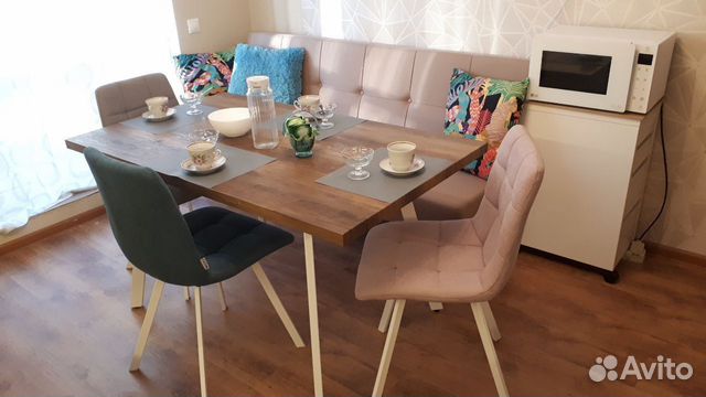 

1-к. квартира, 42 м², 3 кровати
