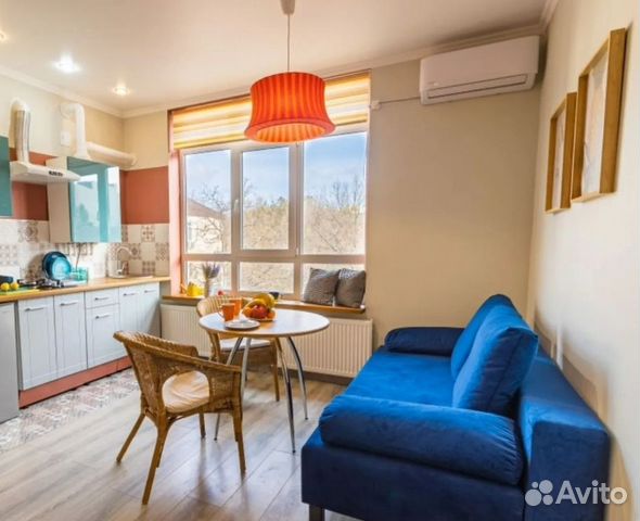

Квартира-студия, 35 м², 2 кровати