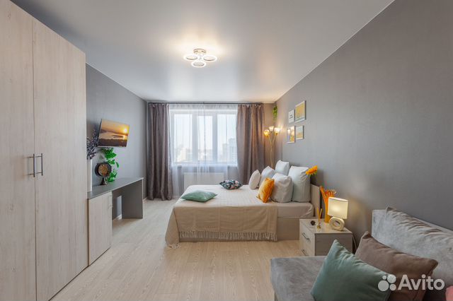 

1-к. квартира, 48 м², 2 кровати