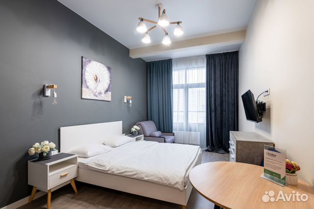 

Квартира-студия в апарт-отеле, 20 м², 1 кровать