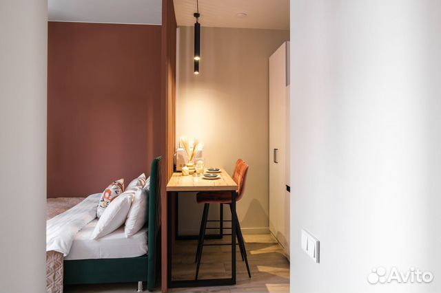 

Квартира-студия, 16 м², 2 кровати