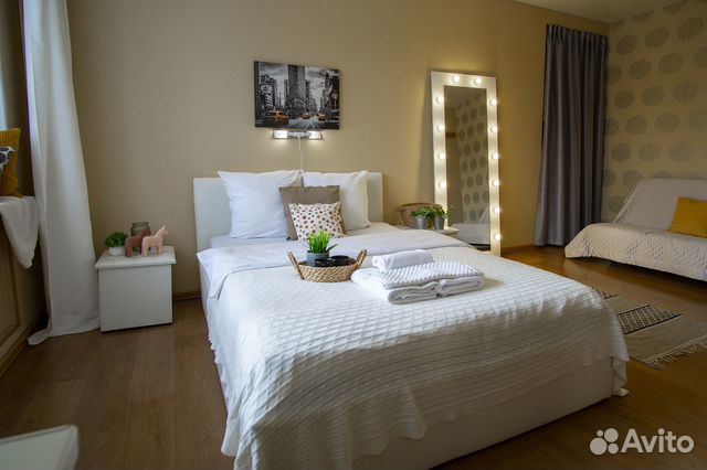 

Квартира-студия, 35 м², 2 кровати