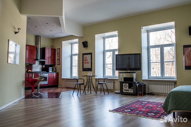 

Квартира-студия, 78 м², 2 кровати