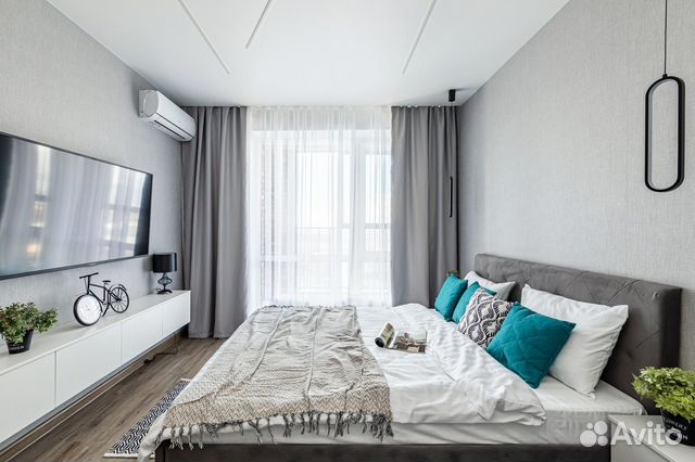 

1-к. квартира, 45 м², 2 кровати
